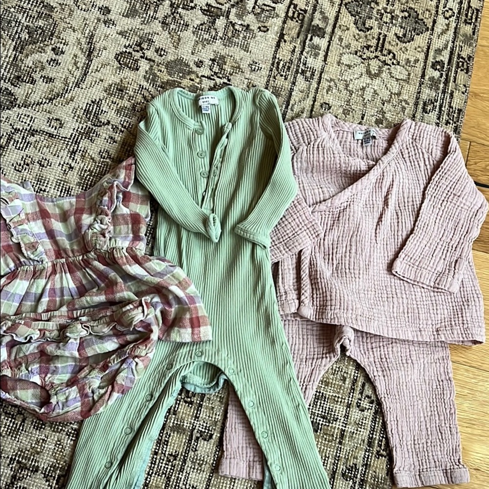 Maison Me baby set and onesie bundle